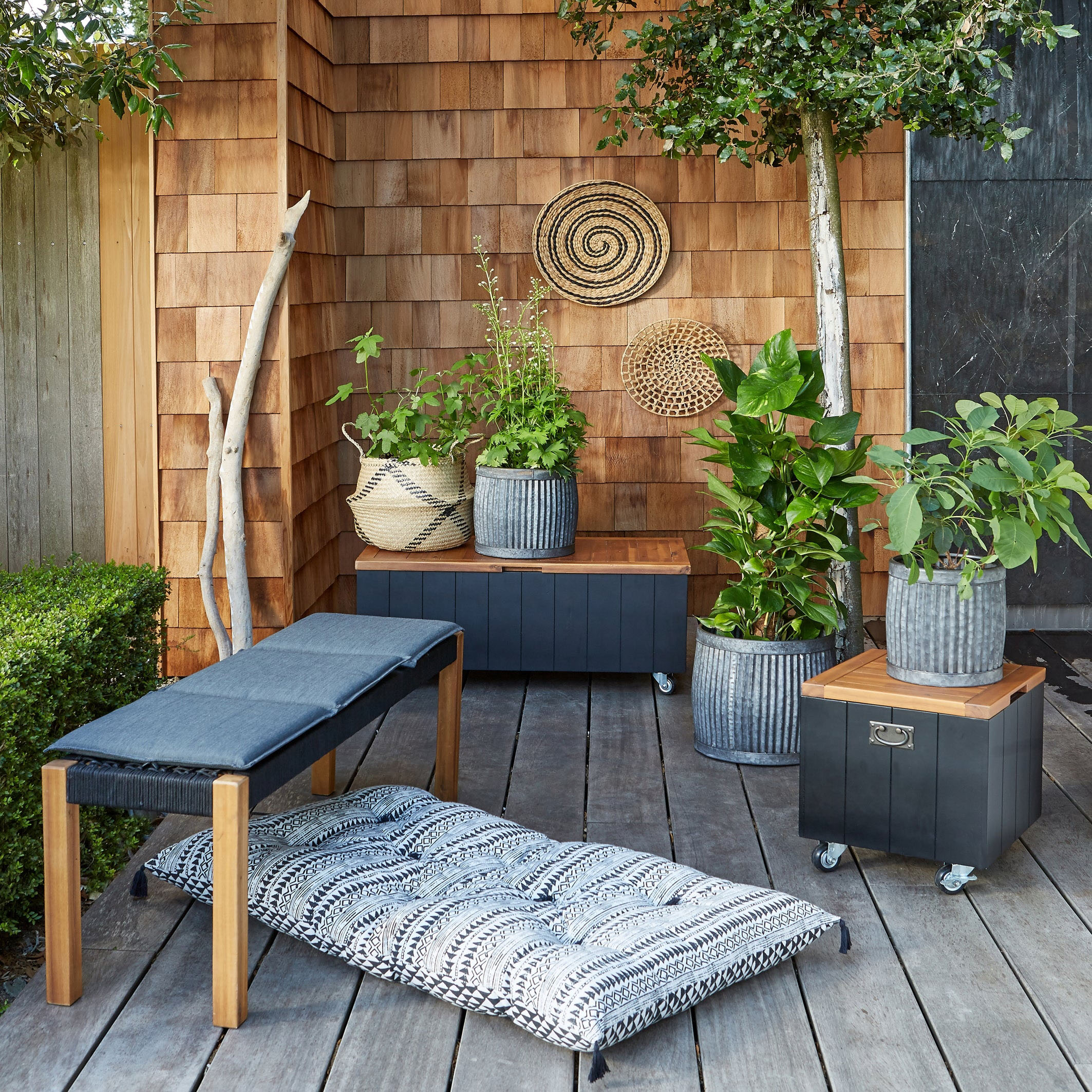 garden storage box from La Redoute