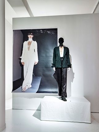 The exhibition emphasises the functionality of Margiela’s designs