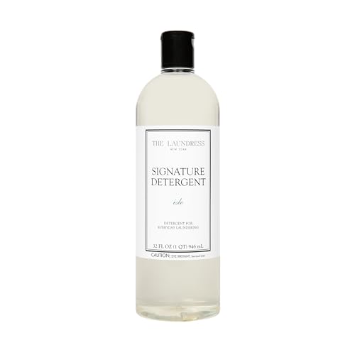 The Laundress Signature Isle Detergent, Coastal Inspired Scent, Concentrated Laundry Detergent Liquid, Tough on Stains, Isle Scent, 32 Oz.