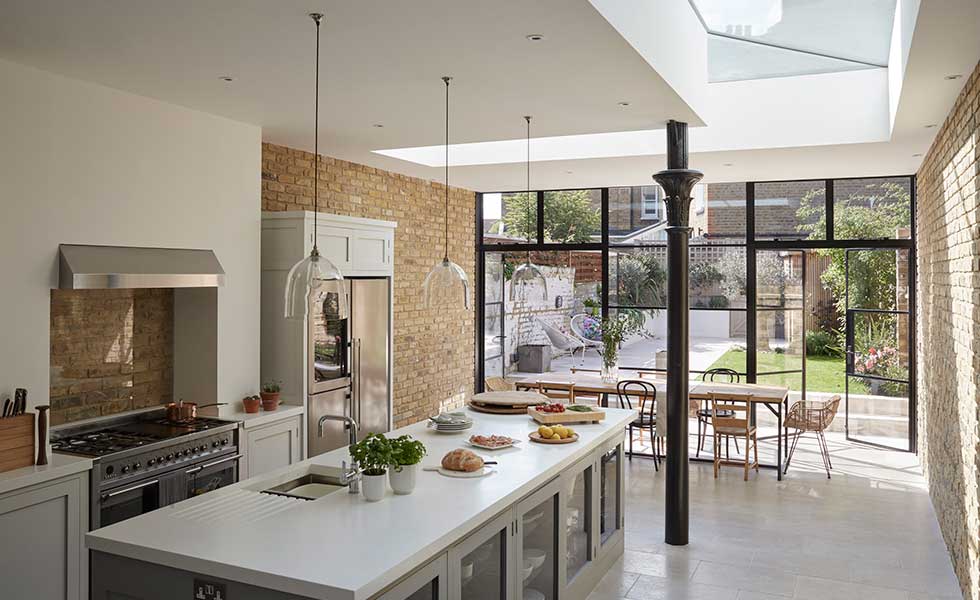 Real home: a bright industrial-style kitchen-diner extension | Real Homes