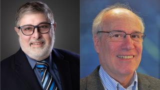 Bert Goldman (left) and Harvey Arnold are the 2026 recipients of NAB&rsquo;s Engineering Achievement Awards.