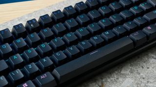 Black SteelSeries Apex Pro Mini wired mechanical keyboard