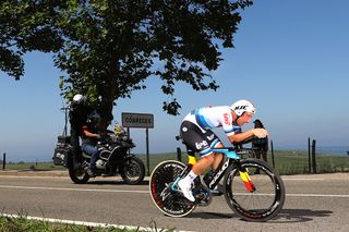 Victor Campenaerts (Lotto Soudal) during stage 16 time trial at the Vuelta a Espana