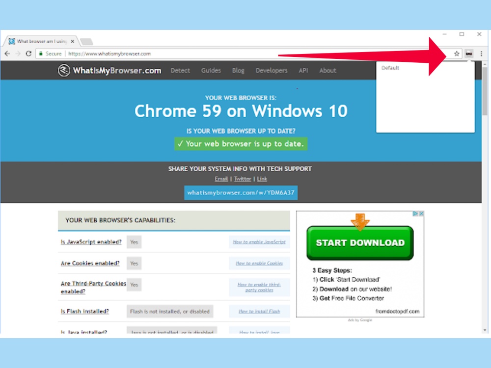 best google chrome extensions: user agent switcher