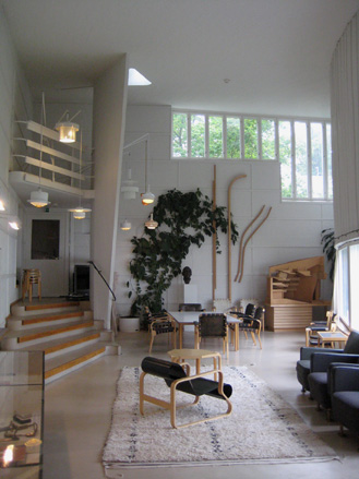 Interior view of the studio that was built in the 1950s