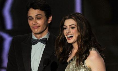 The young Oscar hosts' personalities didn't quite mesh: While Anne Hathaway was a ball of eager energy, commentators found James Franco flat and disconnected. 