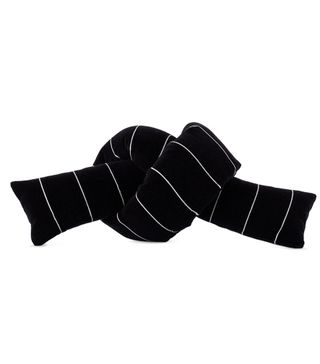 Ssense Exclusive Black & White Baby Knot Cushion