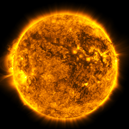 The sun appears to do a somersault in these images captured by NASA's Solar Dynamics Observatory (SDO) spacecraft on July 6, 2016 — but SDO was the one doing the spinning.