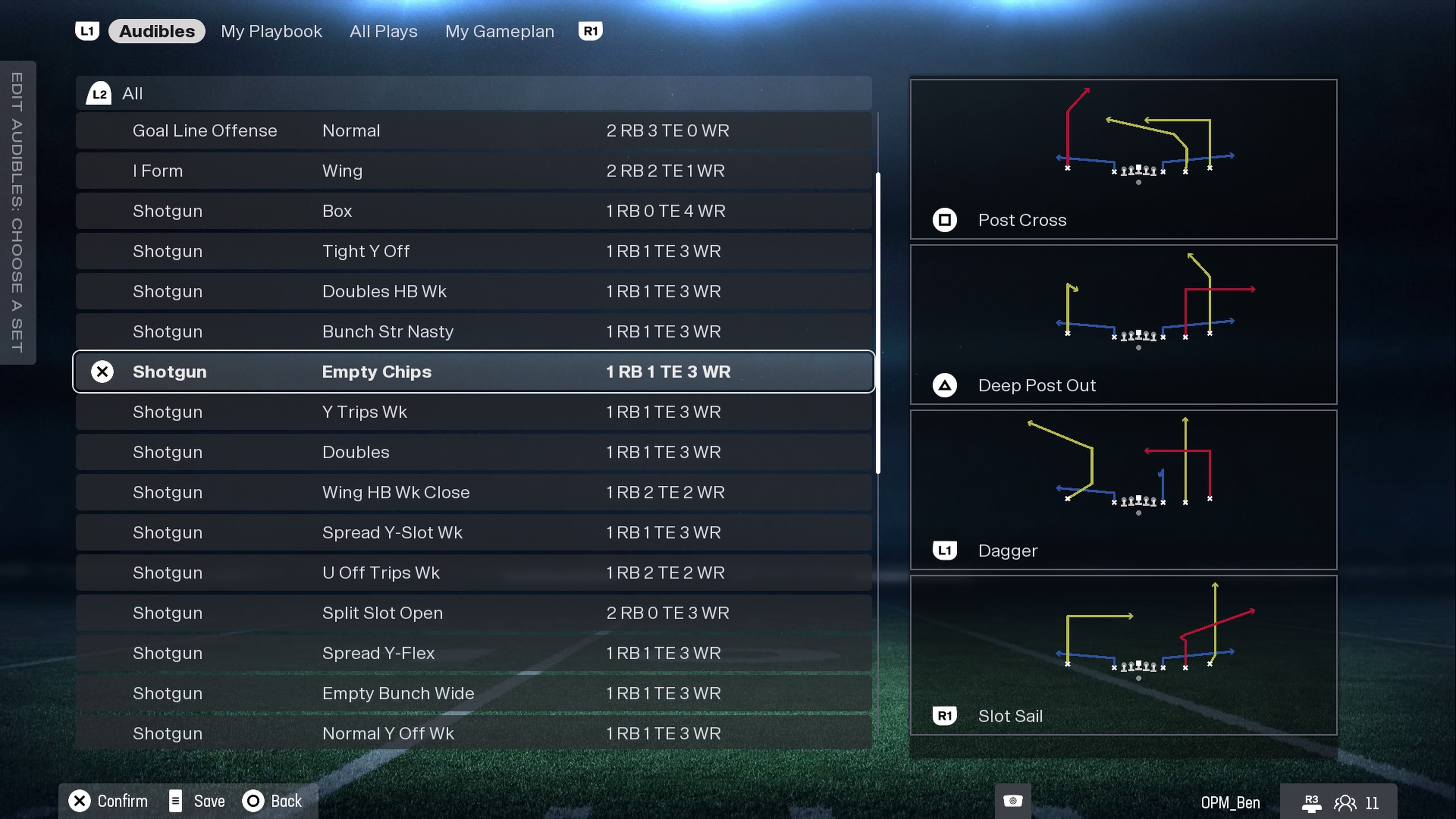 The Bengals offensive playbook in Madden 26