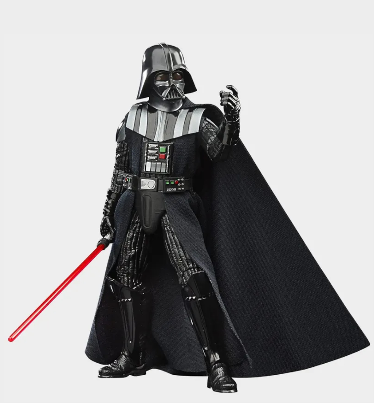 Star Wars The Black Series Darth Vader action figure on a plain background