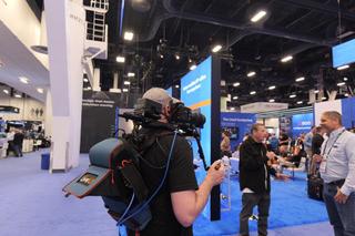 Live Anywhere production system being used at a convention