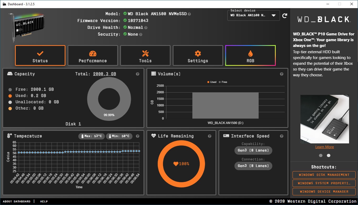 WD Black AN1500 SSD