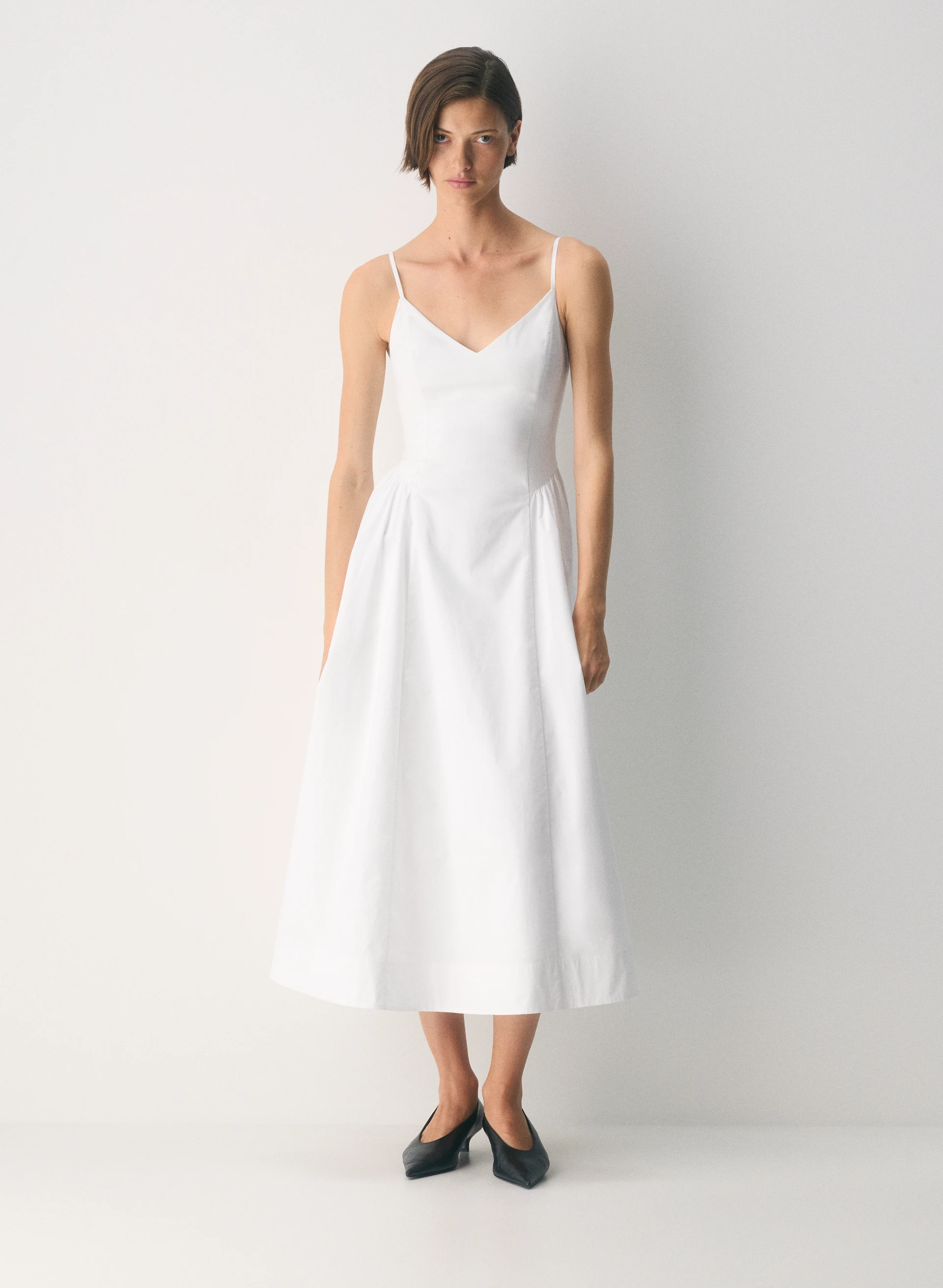 Technique Poplin Dress