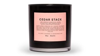 Boy Smells Cedar Stack scented candle, one of w&h's best scented candles picks
