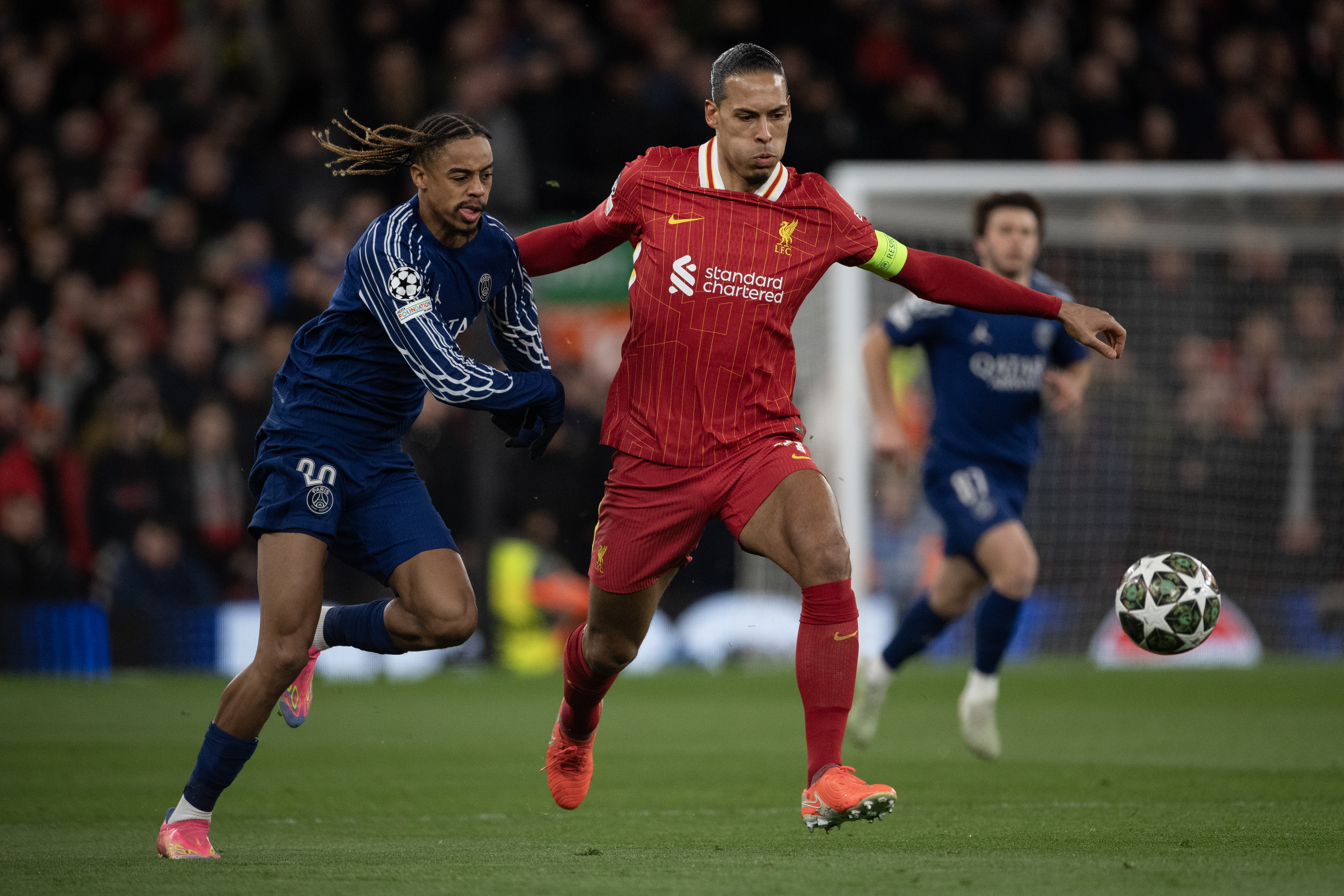 PSG beat Liverpool on the way to the Champions League title last season