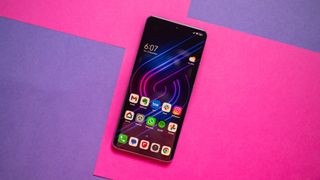 Redmi Note 14 Pro Plus home page with colorful background