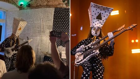A fake Angine de Poitrine performing in Moscow, and the real band performing at the Nuits Botanique music festival in Brussels on May 28, 2026. 