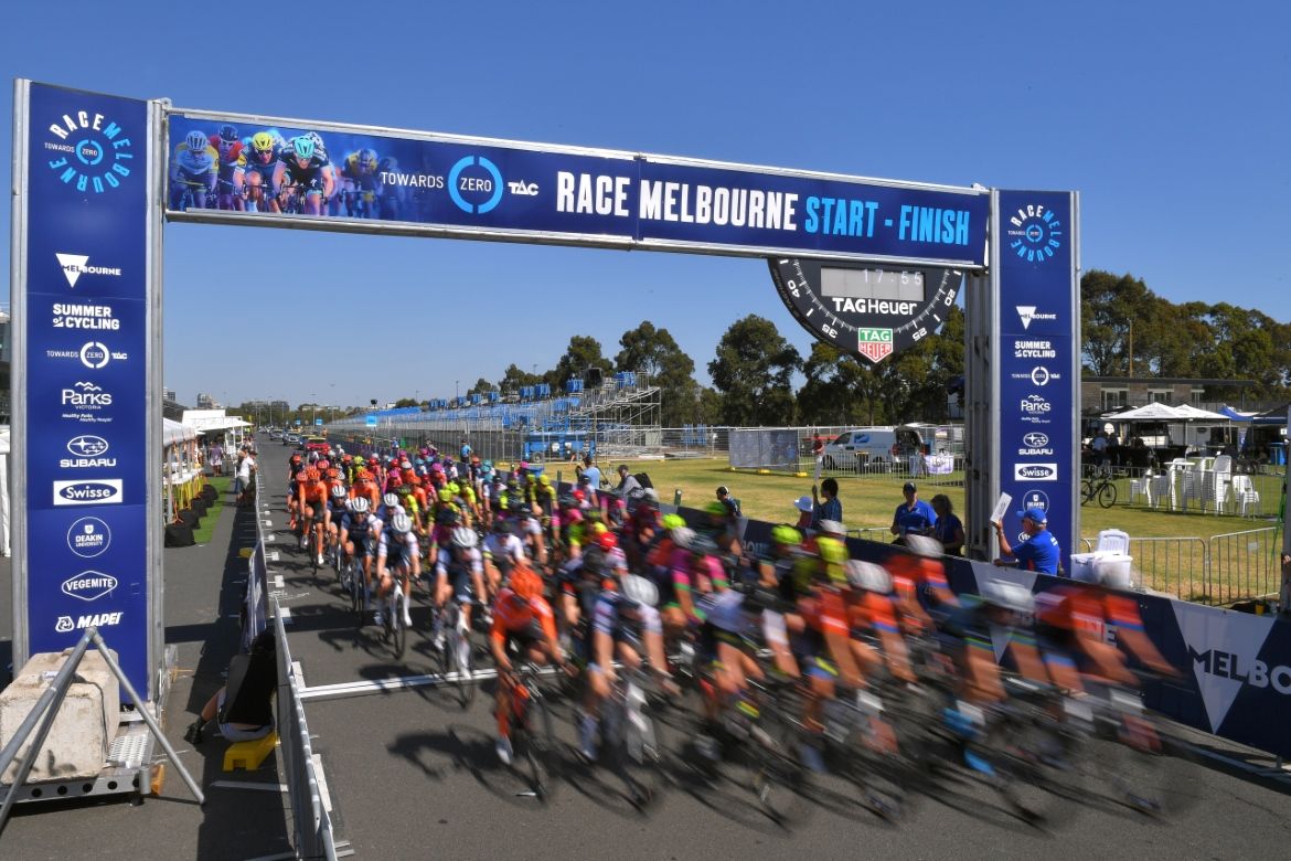 The race is underway