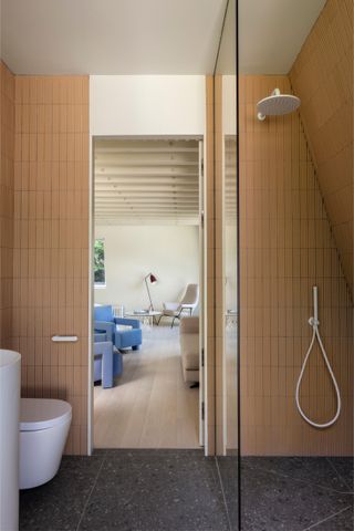 There's also a shower room, with its own private balcony