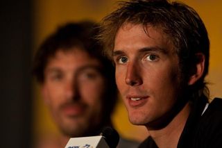 Andy Schleck (Saxo Bank) happy to be racing in California.