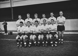 England's squad photo for the 1959/60 Home Championship.