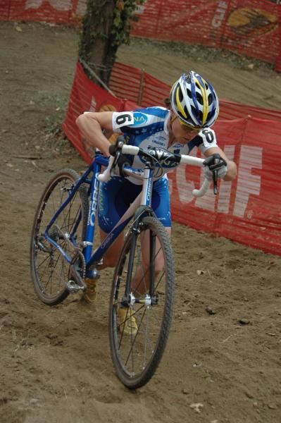 Georgia Gould (Luna) took off on the first lap in the elite women's race and never looked back.
