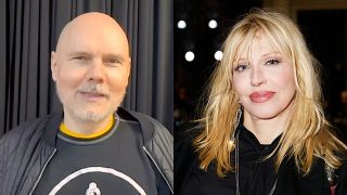 Billy Corgan and Courtney Love