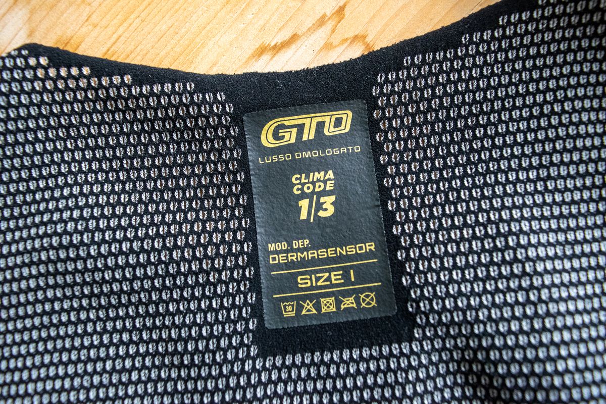 The Assos GTO Dermasensor label