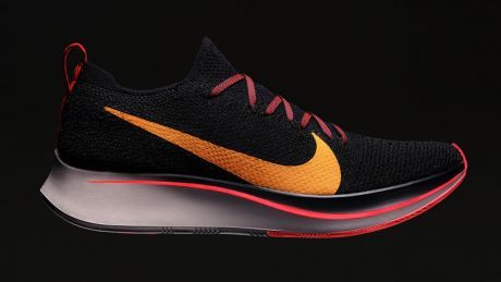 Nike zoom fly flyknit black flash crimson best sale