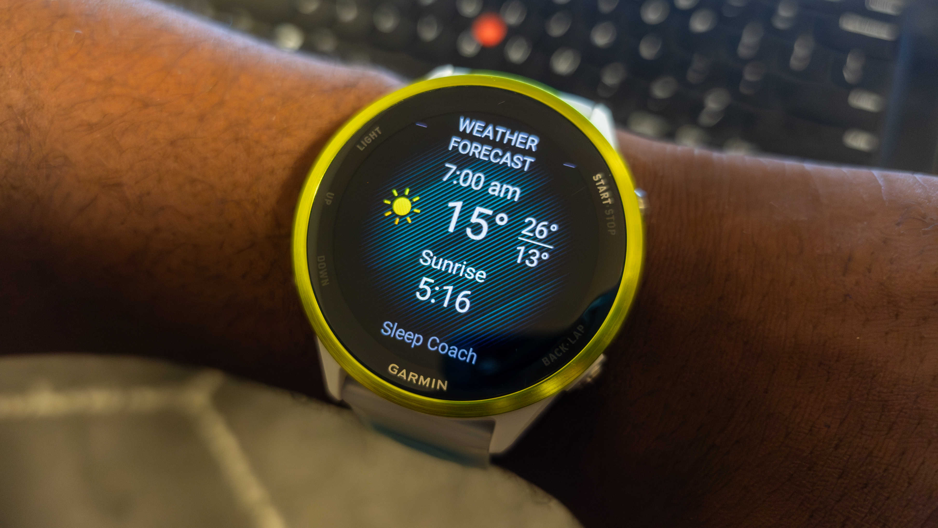 Evening Report on the Garmin Forerunner 570