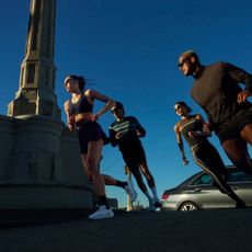Runners wearing the lululemon Run collection