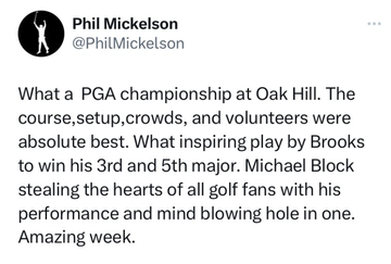 How Social Media Reacted To Brooks Koepka's Fifth Major Win At PGA ...