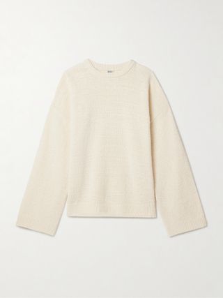 Cotton-Blend Chenille Sweater
