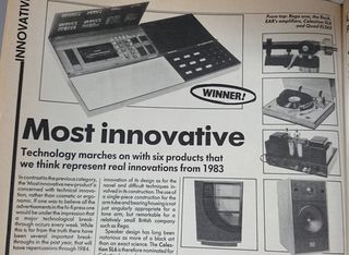 A look back at the first What Hi-Fi? Awards, 1983