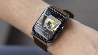 Arlo Ultra alert viewed on smart watch