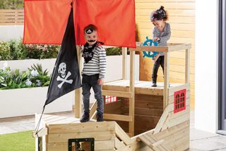 aldi garden pirate ship playhouse