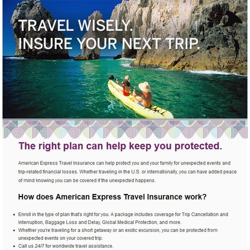 american express travel insurance quote