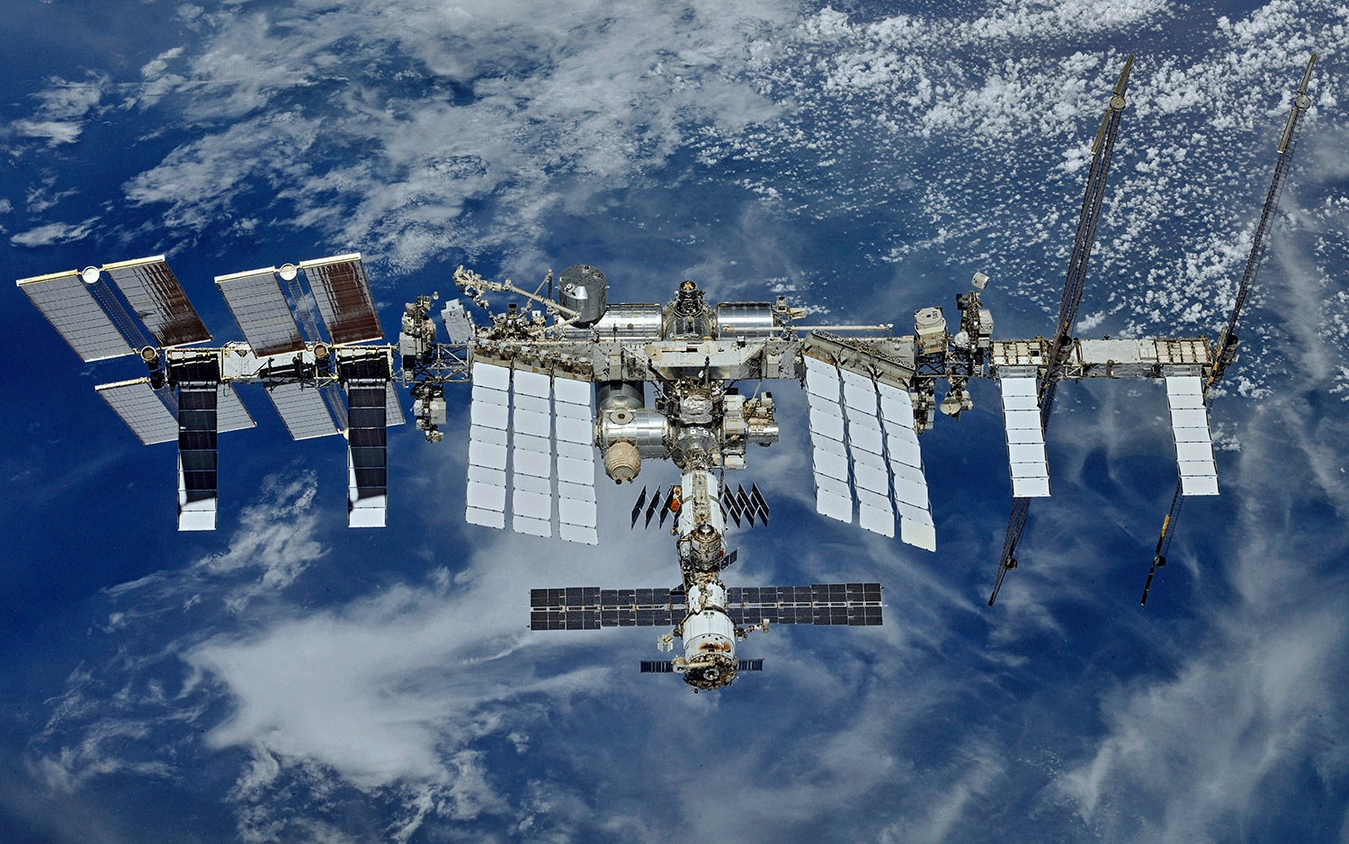 international space station cutaway