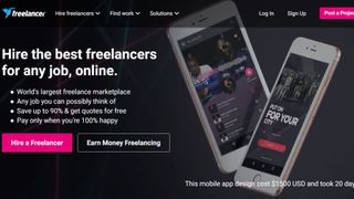 Website screenshot from Freelancer (November 2024)