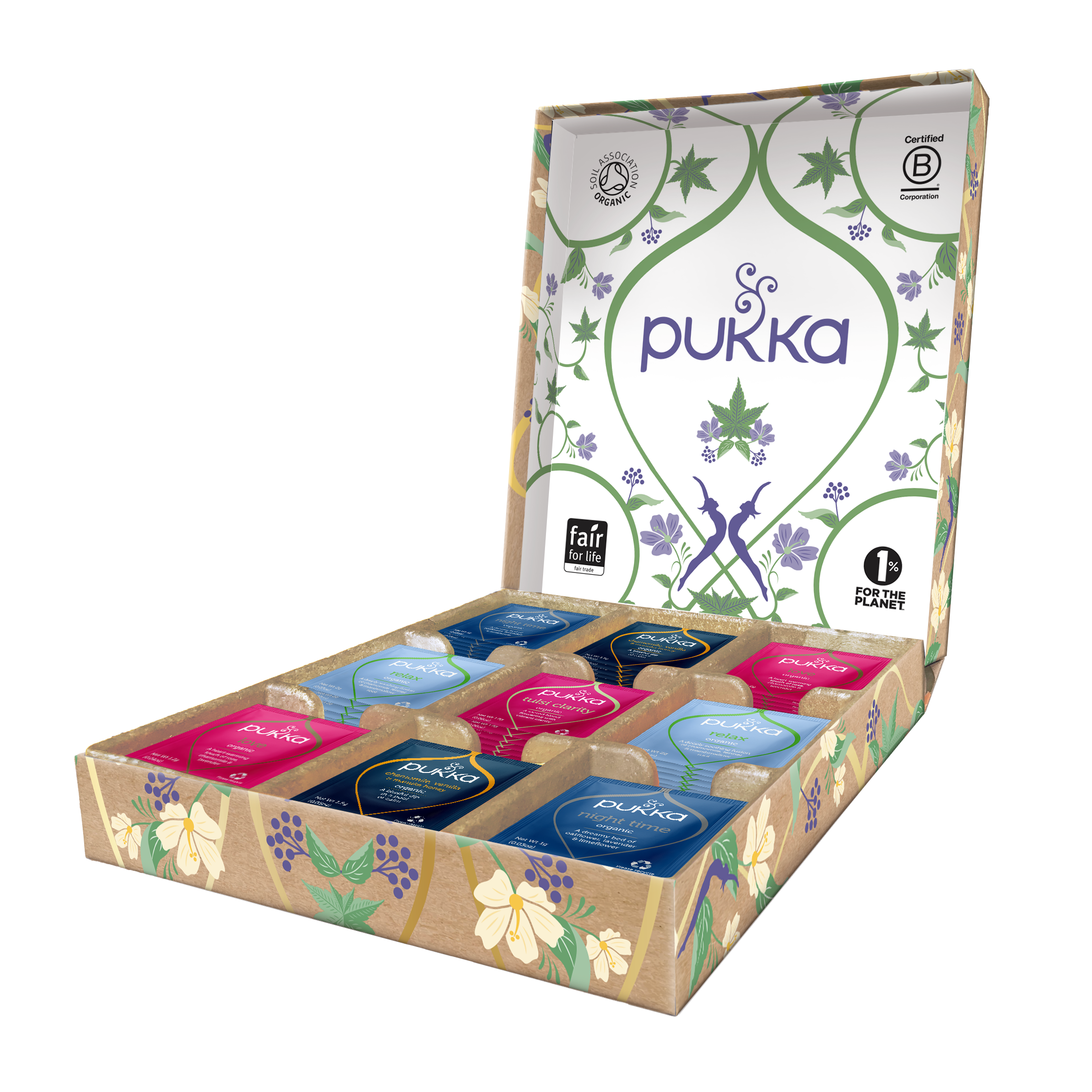 Pukka koppla te presentförpackning