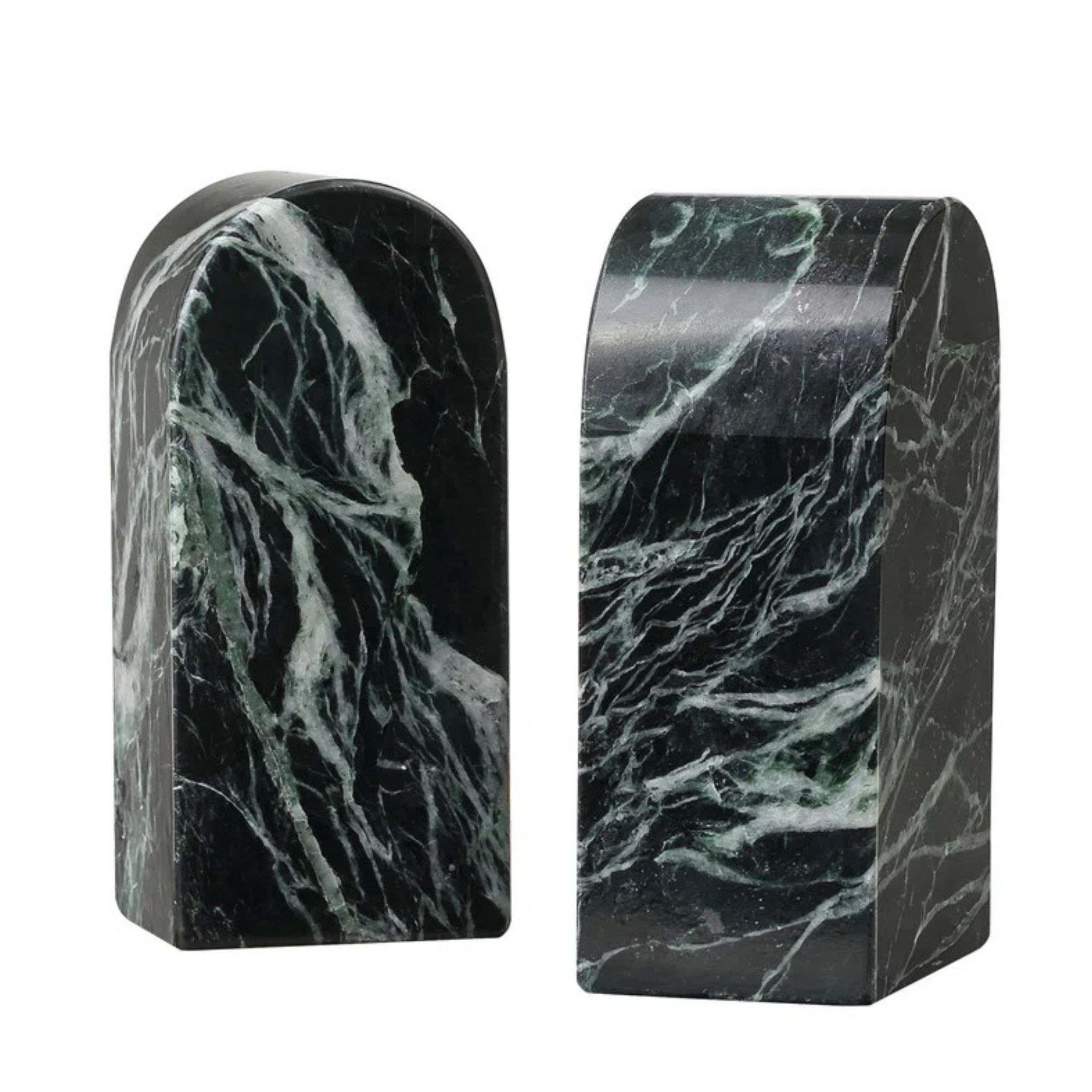 Marble Bookends (Set of 2) By Ivy Bronx