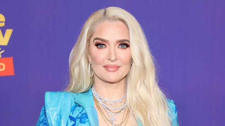 Real Housewives' Erika Jayne attends the 2021 MTV Movie & TV Awards: UNSCRIPTED in Los Angeles, California