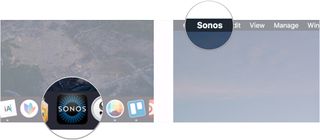 Open Sonos, click Sonos