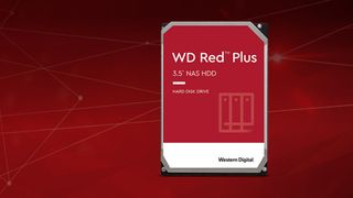 Wd Red Plus Red Background
