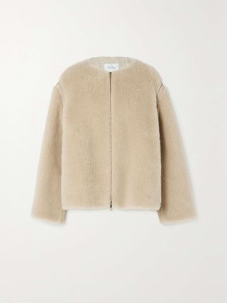 Panno Grosgrain-Trimmed Alpaca, Wool and Silk-Blend Fleece Jacket