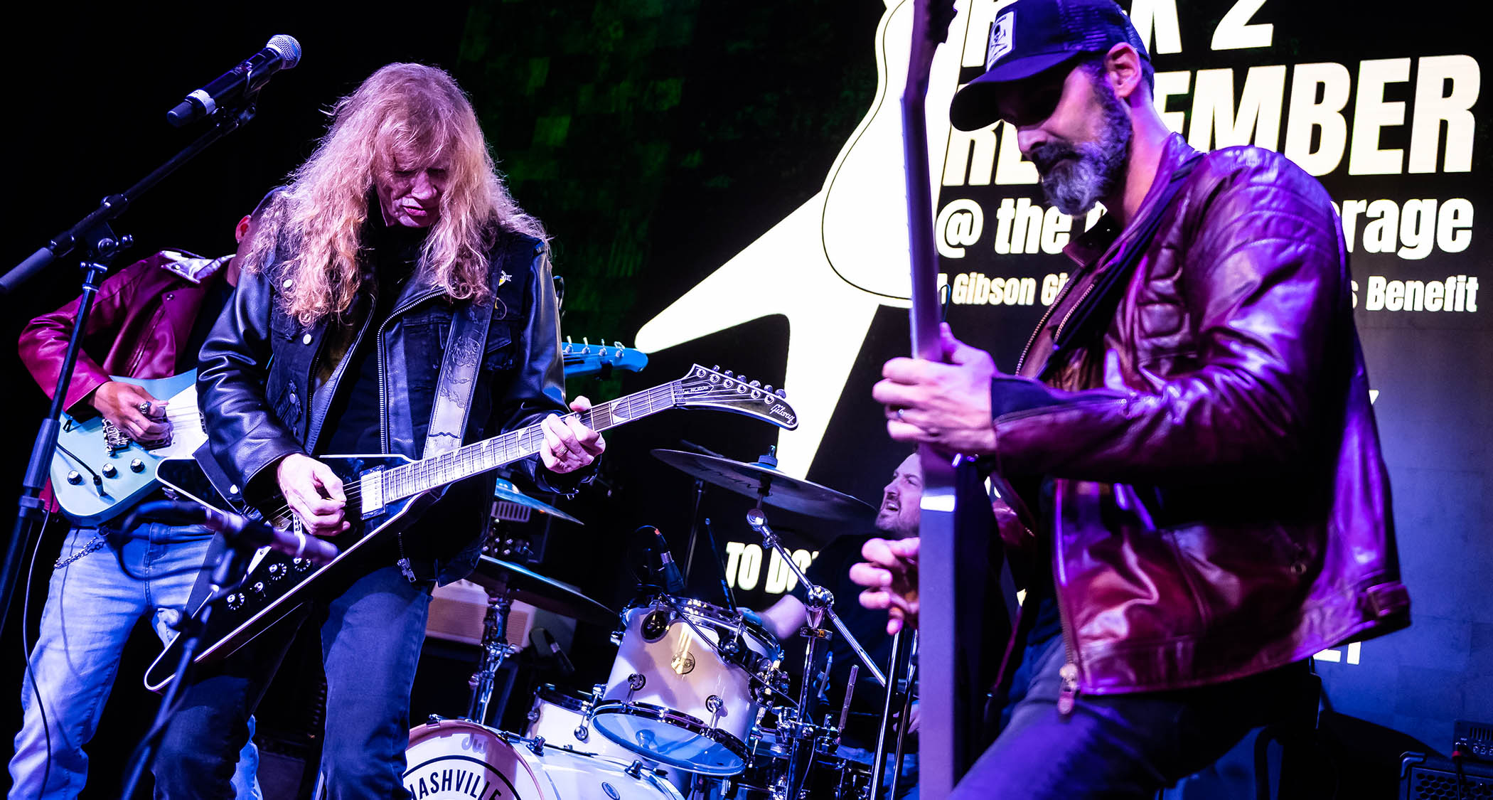 Cesar Gueikian and Dave Mustaine