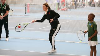 Kate Middleton's wearing Nike trainers for a tennis match
