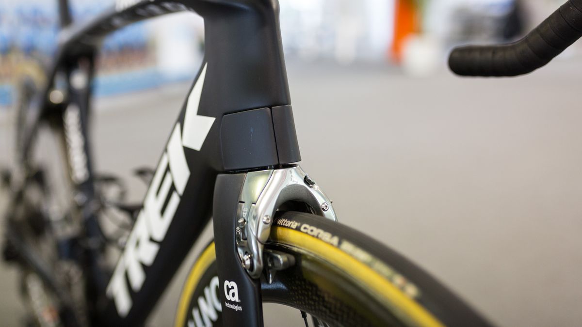 The Madone has become famous for the aero flaps at the front end of the bike that smooths air flow