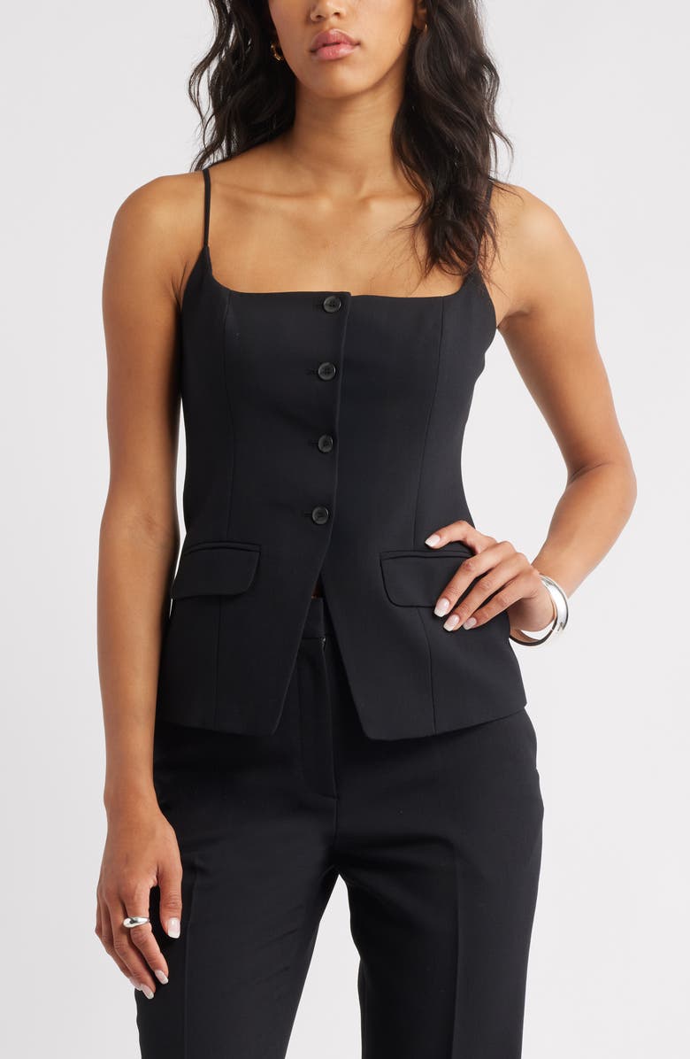 Button Front Suiting Camisole