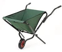 green folding wheelbarrow from ManoMano